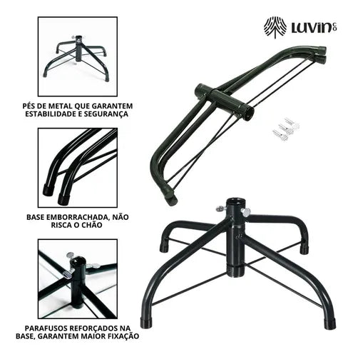 💖 Árvore De Natal Pinheiro Premium Luxo 2.1m 1200 Galhos Cheia Verde